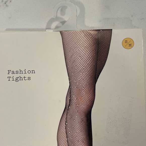 A New Day Sheer Black Fashion Tights with Rhinestones - Picture 3 of 4
